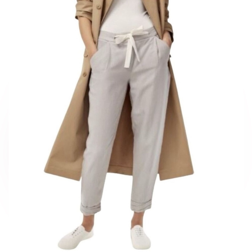 Wilfred Aritzia Allant Linen Pants Gray Size 8